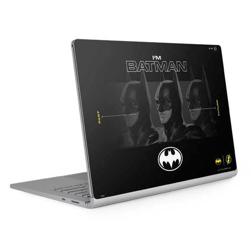 DC Comics The Flash Movie: I am Batman Past to Future Surface Book 2 13.5in Skin